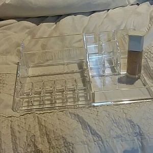 Clear Acrylic Make Up Holder Organizer